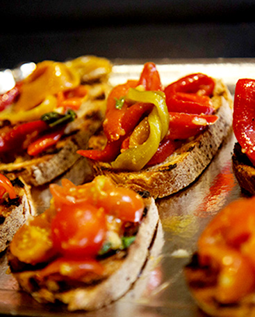 buffet italien entrée Inté Caffé